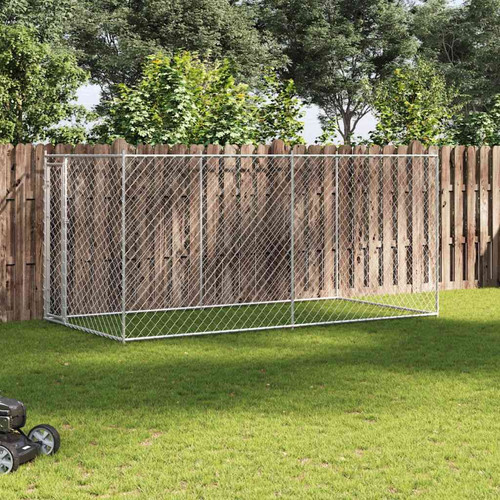 Dog kennel galvanised steel - dog,