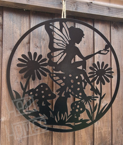 Fairy metal wall - metal, round