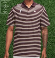 Nike Liverpool Golf Polo Mens - LFC Polo Shirt / Top - Black Friday Sale