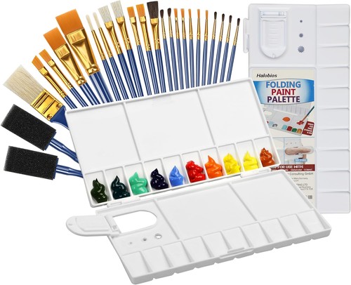 Well folding palette with - folding,