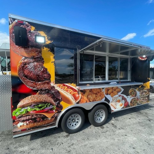 Food trailer bbq - trailer,