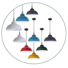 Retro Pendant Light Shade Vintage Industrial Ceiling Lighting LED Restaurant