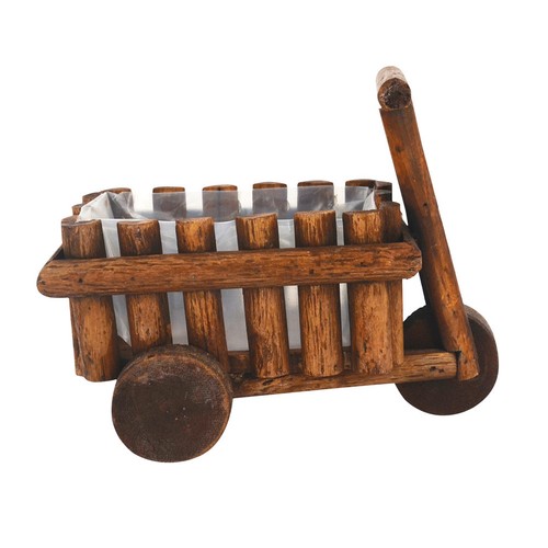 Ornamental wheelbarrow pot - ornamental,