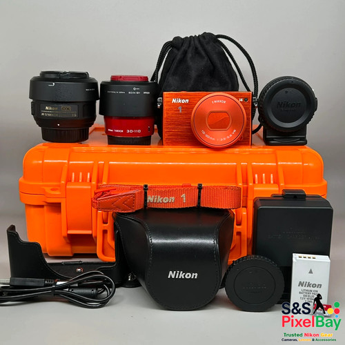 Nikon orange camera - j4,
