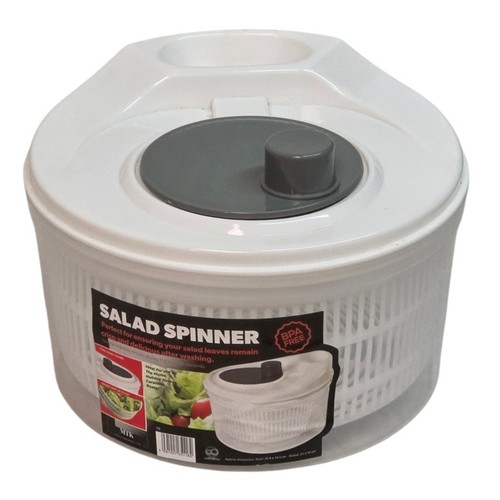 Plastic large salad spinner - large,