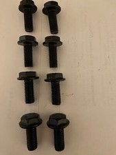 Seat Bolts - Black Anodised Stainless Steel -Fit Ford Capri - Set of 8 Stunning