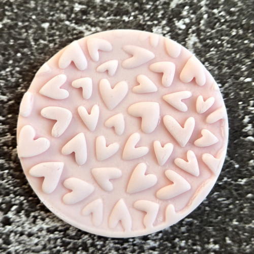 Cupcake stamp hearts - hearts, love