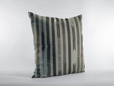 Sanderson Kadinsky Black/Silver 18" / 45cm Cushion Cover