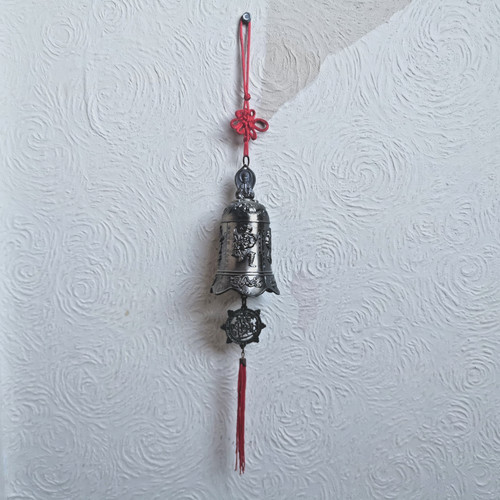 Feng shui metal bell hanging - metal,