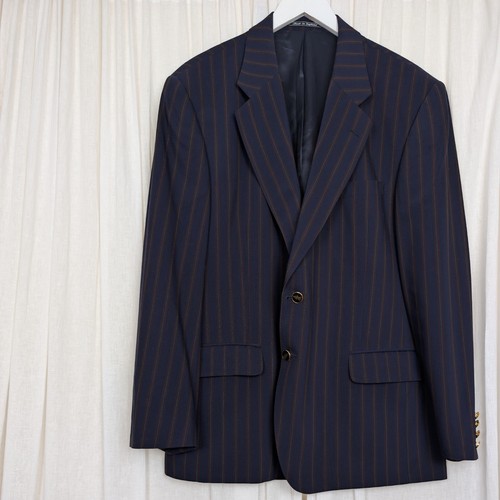 Sackville wool striped blazer - wool,