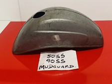 VESPA SS50 SS90 1965 TO 1971 FACTORY PRESSED BARE METAL OILED FRONT MUDGUARD