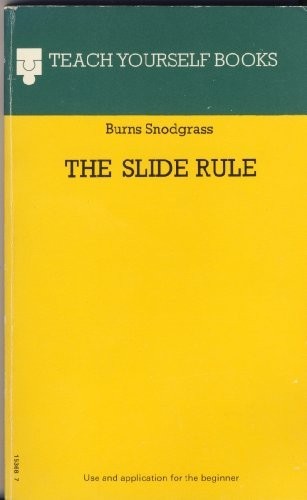 Slide rule - rule, (teach