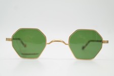 Vintage Sunglasses Lunor Mod. A 11 gold brown square sunglasses glasses