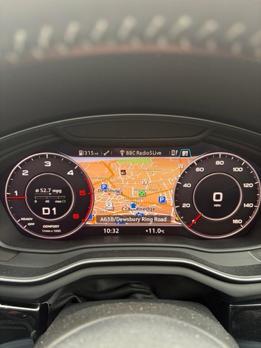 Audi speedometer - audi, a4
