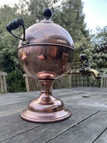 Antique copper samovar - antique,