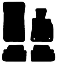 Tailored For BMW 1 Series 3Dr E81 2007-2013 Black Basic Car Mats Autostyle