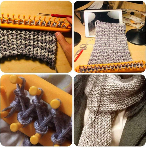 Scarf knitting loom kit - ,