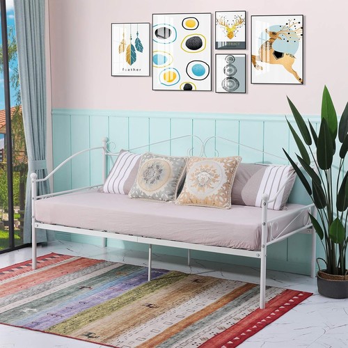 3ft single day bed metal - day,