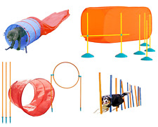 Outdoor Indoor Dog Pet Agility Training Garden Starter Obstacle Sets for Dogs