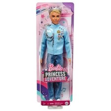 Barbie Princess Adventure Prince Ken 12" Doll Wearing Jacket Jeans & Crown Rare