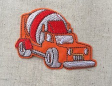 Cement Mixer Iron On Sew On Embroidered Patch Appliqués Badge