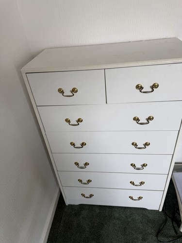 Painted vintage bedroom - vintage,