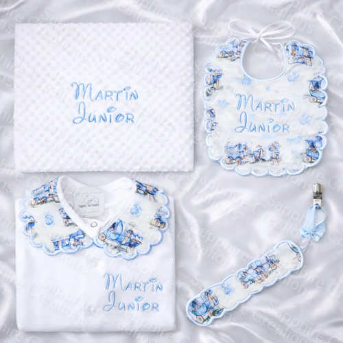 Boys baby white blue - boys,