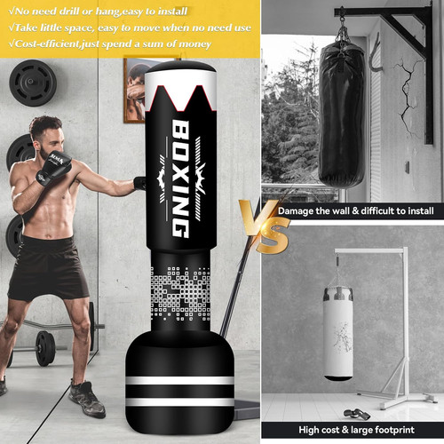Inflatable boxing bag for - bag,