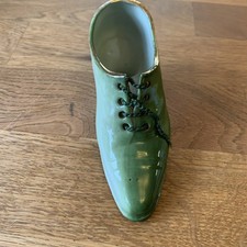 Vintage Porcelain Green Lace