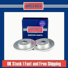 2x Brake Discs Solid For Fiat Coupe 175 2.0 20V Turbo Borg & Beck 1618869080