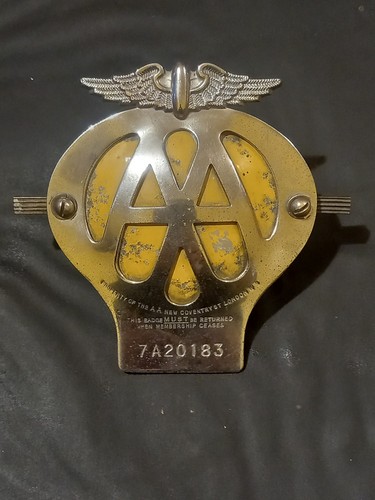 Vintage car badge used - vintage,