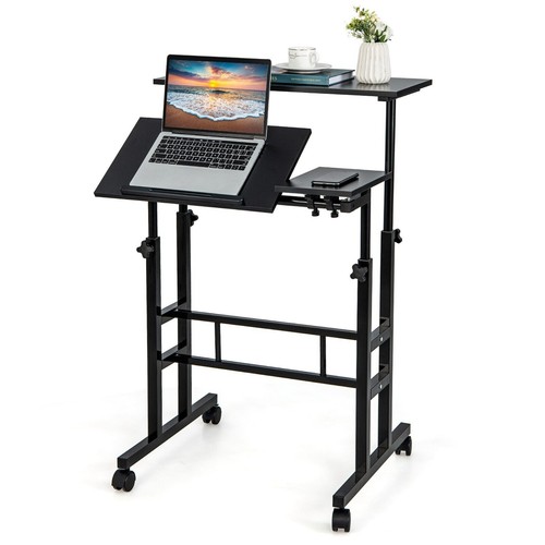 Mobile standing desk - mobile, laptop