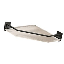 Black Single Layer Corner Shower Caddy Bathroom Shower Organizer Acrylic Sho HOT