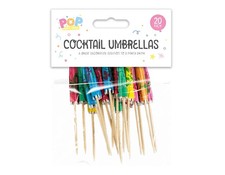 20 Cocktail Umbrellas Party Drink Decoration Umbrella Parasols Wedding Hen Do