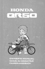 Honda QR50 Motorcycle Owner