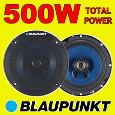 BLAUPUNKT 500W TOTAL 2WAY 6.5 INCH 16.5cm CAR VAN DOOR/SHELF COAXIAL SPEAKERS