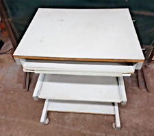 Computer Desk Table Adjustable Mobility Laptop  Trolley with Wheels Home/Office