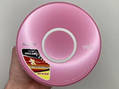 Pink sony walkman - sony, cd