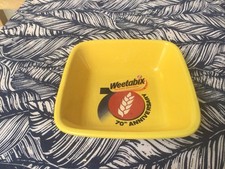 Unused Weetabix 70th Anniversary Yellow Cereal Bowl