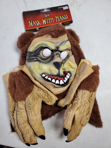 Adult scary brown bear - scary,