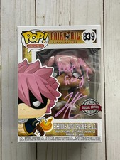 Funko Pop! Fairy Tail Etherious Natsu Dragneel Figure Signed By Todd Haberkor J3