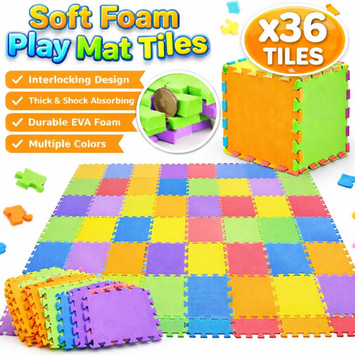 Pack soft play mats - 36,