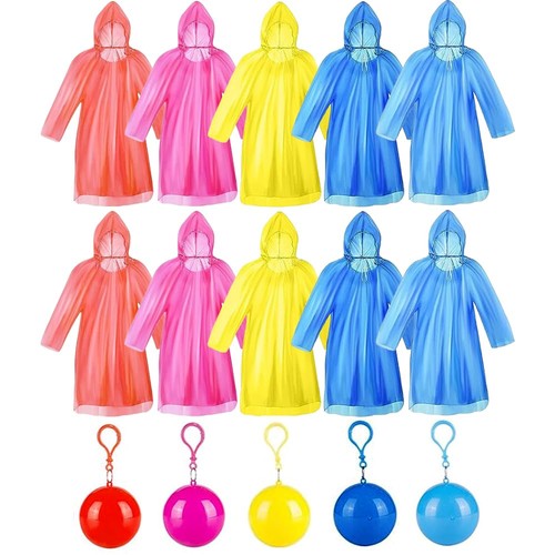 Disposable poncho ball rain - disposable,
