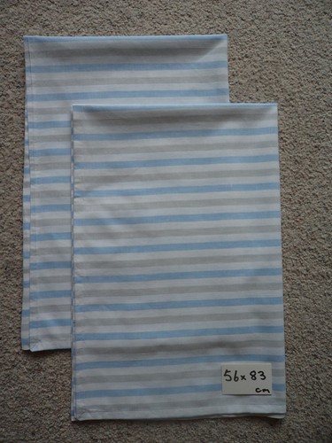 Pair candy stripe cotton blue - candy,