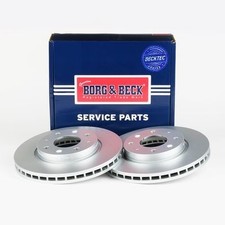 2x Front Vented Brake Discs