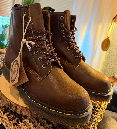 Martens brown leather - dr.,