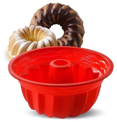 Fluted ring bund cake round - fluted,