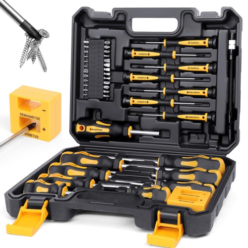 Magnetic screwdrivers set with - screwdrivers,