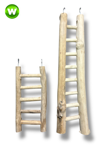 Java natural wooden ladder - java,
