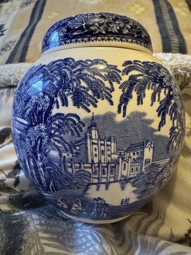Vintage masons vista blue - vintage,